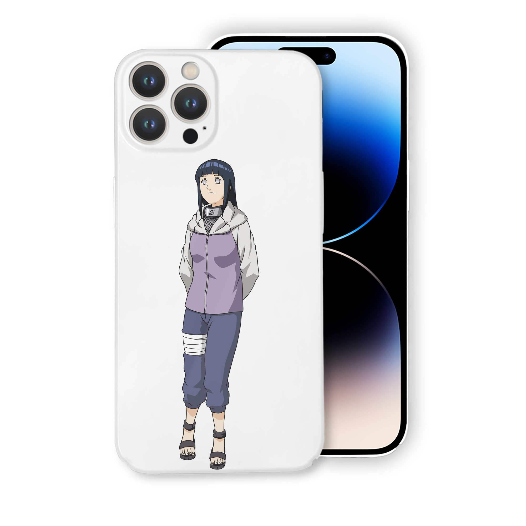 （画像用） NARUTO -ナルト- 日向ヒナタ Hyūga Hinata 【iPhone 14シリーズ対応】ハードケース